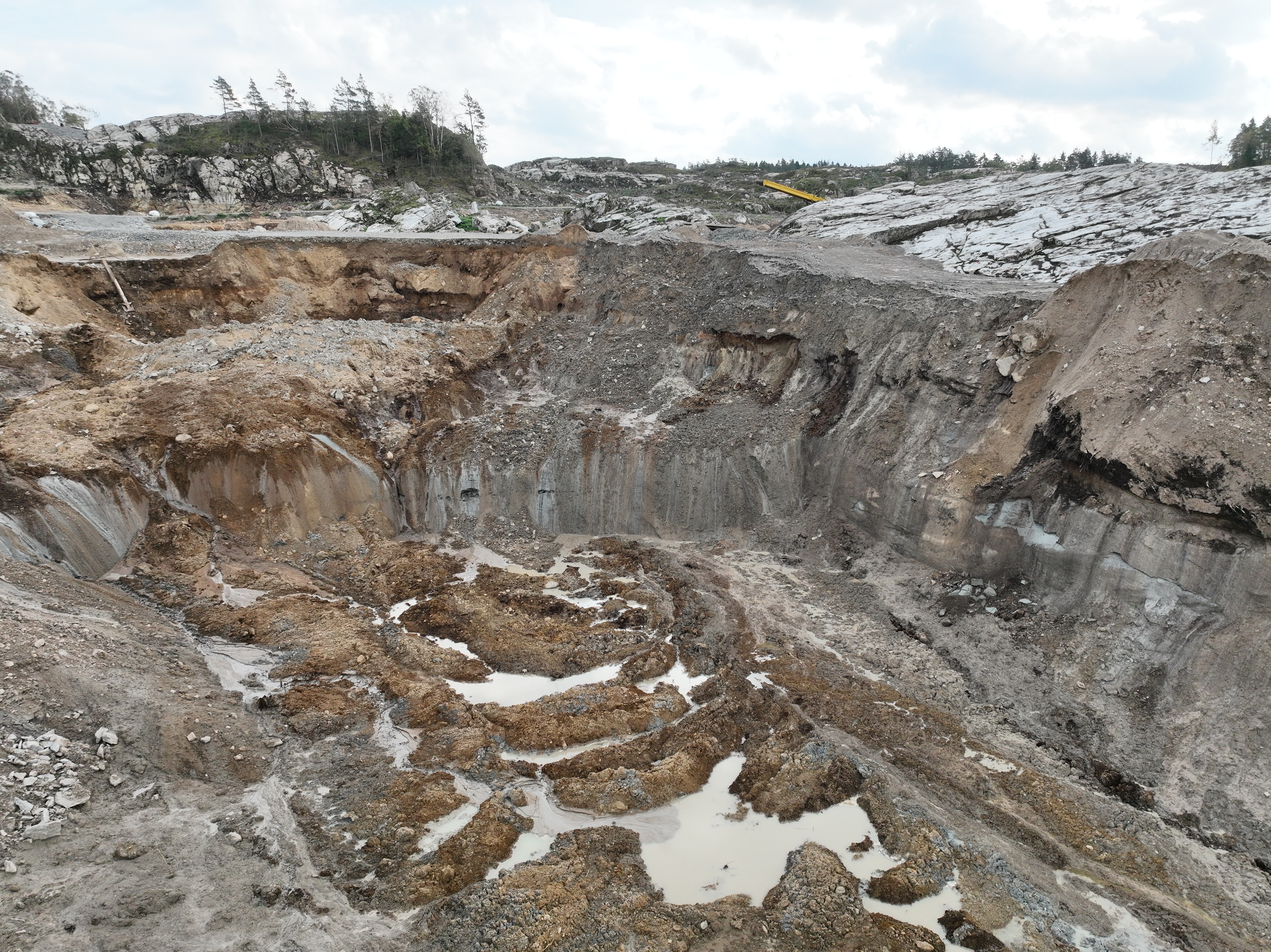 E6 Skred Foto Peab Air