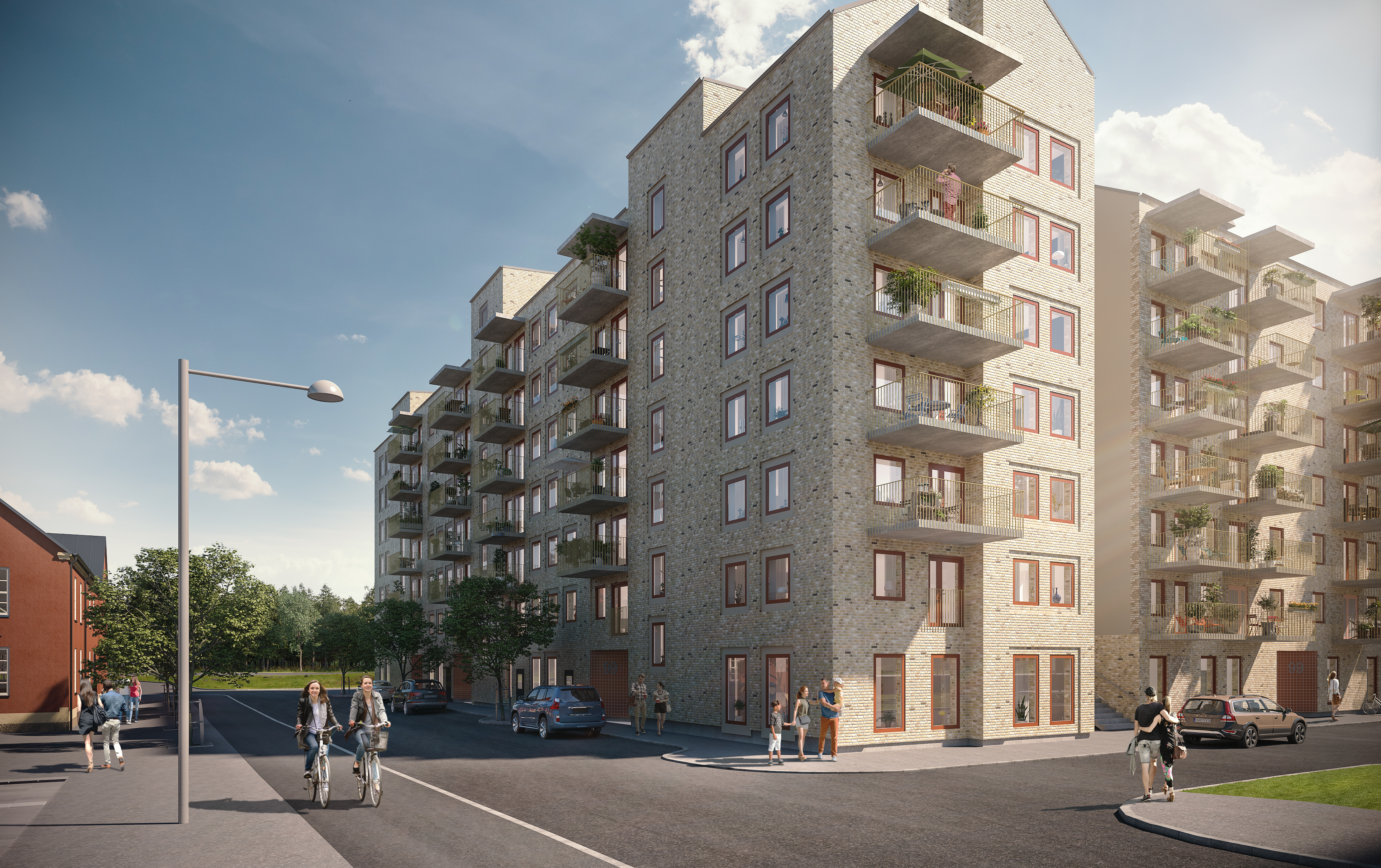 Kasernen Boras visionsbild CarbonWhite