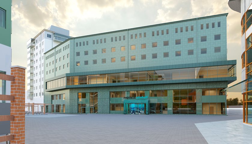 Partille Simbo entréfasad Norconsult