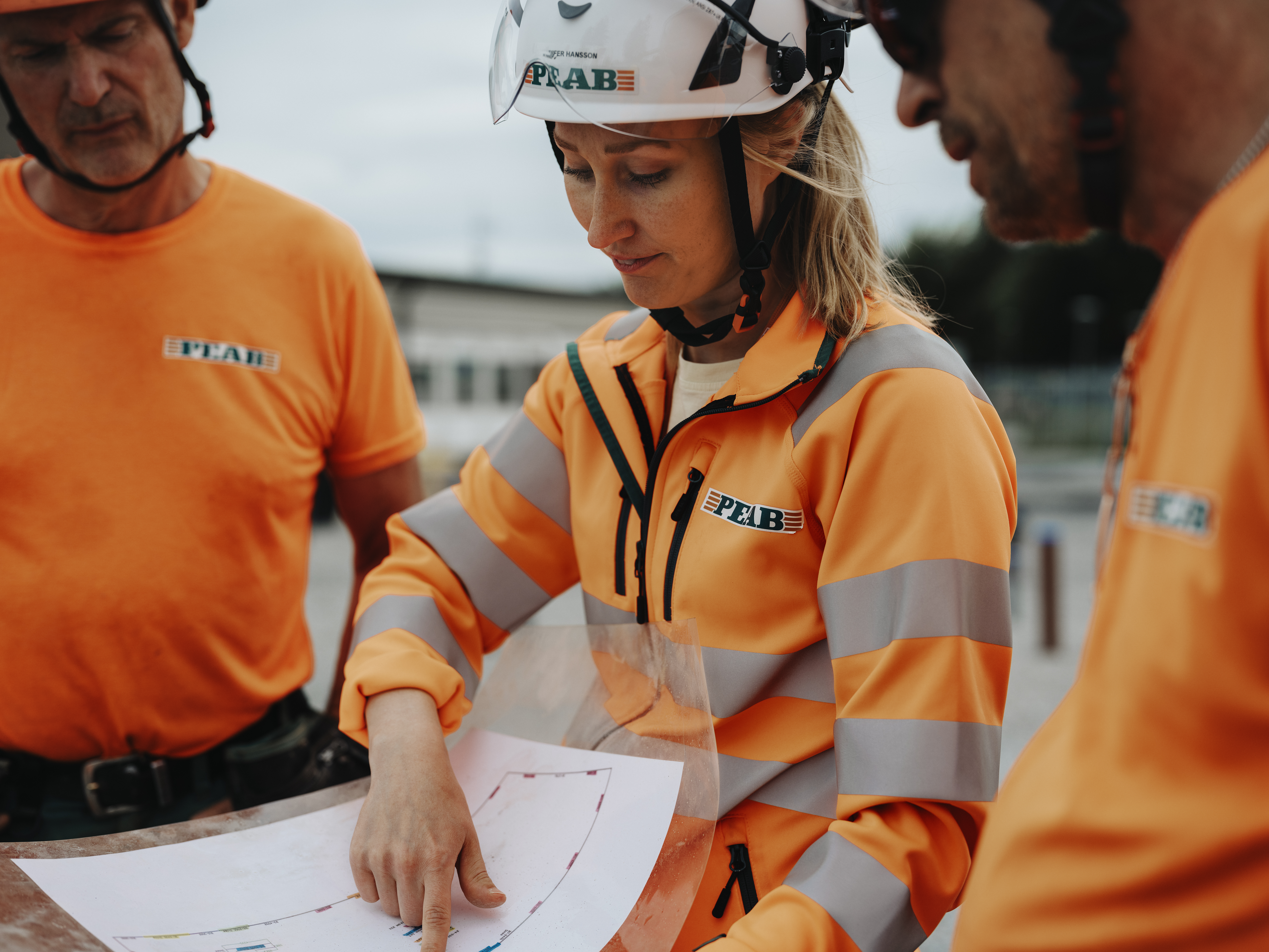 Peab medarbetare i norra Sverige