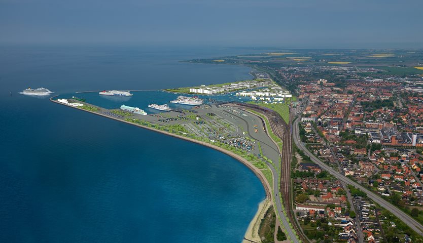 Visionsbild Trelleborgs Hamn 2025